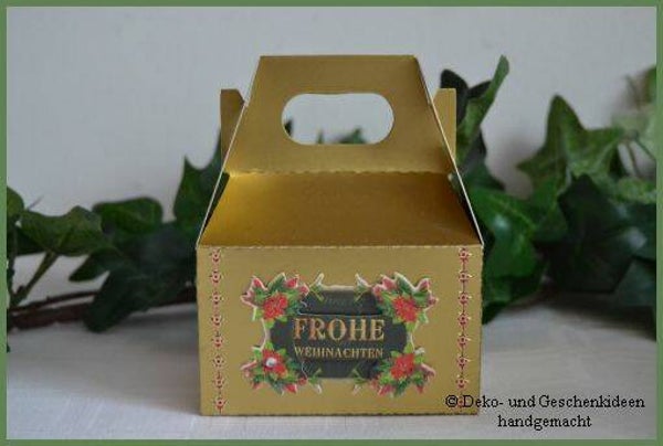 Geschenkschachtel "Frohe Weihnachten"  cs1235