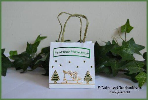 Gechenktasche "Schlitten"   cs1416