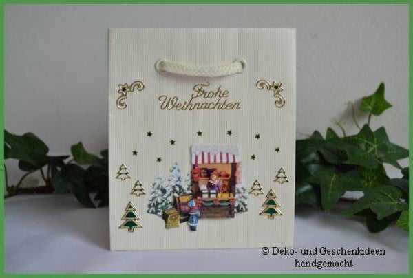 Gechenktasche "Weihnachtsmarkt"   cs1459