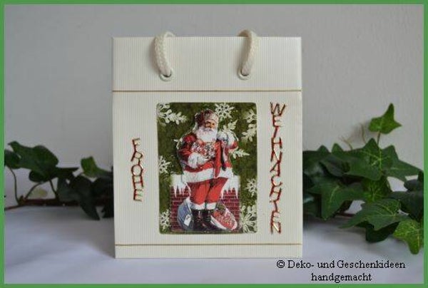 Gechenktasche "Weihnachtsmann"   cs1461