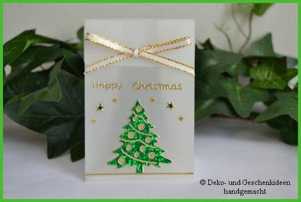 Geschenktascherl mini "Weihnachtsbaum"   cs1596