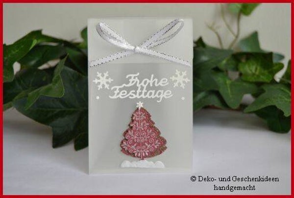 Geschenktascherl mini "Weihnachtsbaum"  cs1610