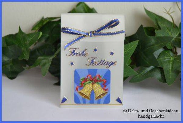 Geschenktascherl mini "Glocken"   cs1618