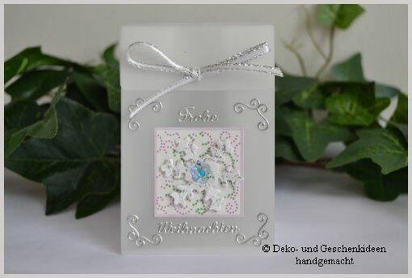 Geschenktascherl mini "Schneeflocke"   cs1634