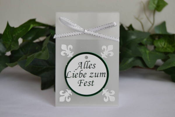 Geschenktascherl mini "Alles Liebe zum Fest"   cs1638