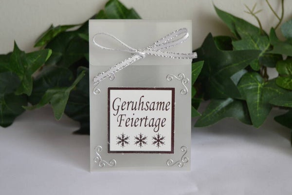 Geschenktascherl mini "Geruhsame Feiertage"   cs1642