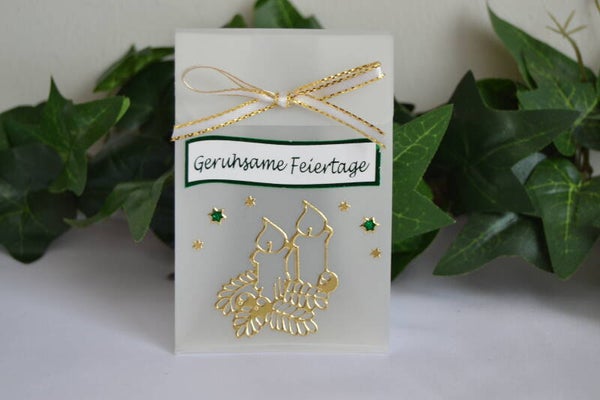 Geschenktascherl mini "Kerze"   cs1651