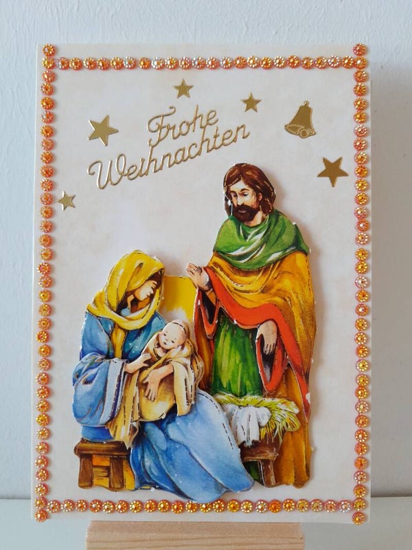 Weihnachtskarte "Heilige Familie"   cs167
