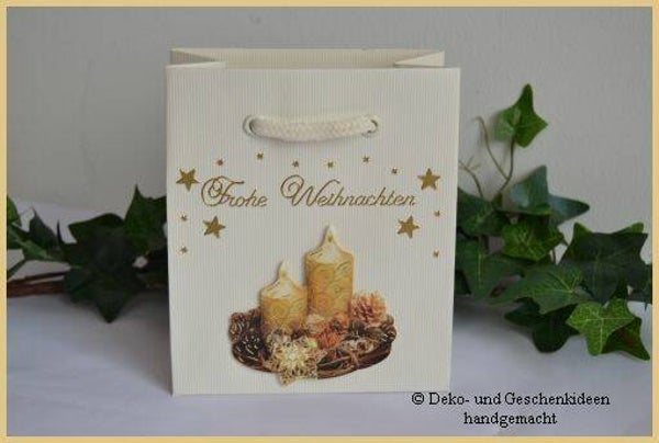 Gechenktasche "Kerzen edel"   cs1684