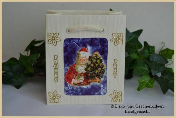 Gechenktasche "Weihnachtsmann"   cs1702