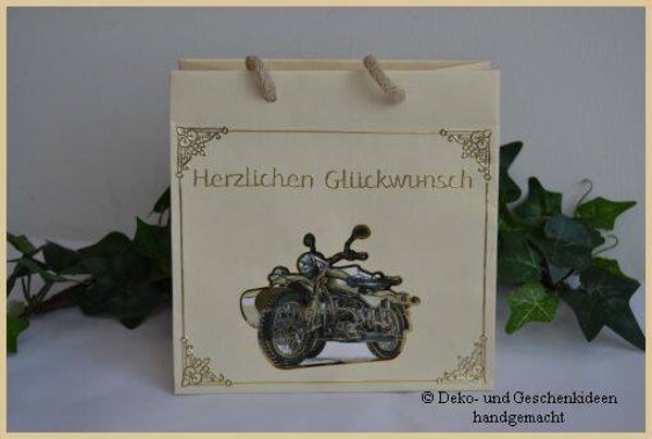 Geschenktasche "Motorradfahrer"   cs1714
