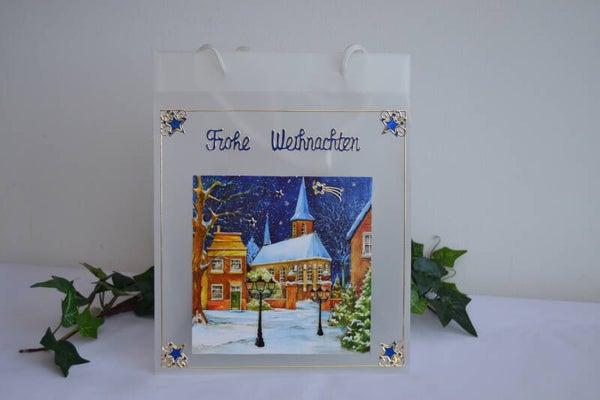 Foliengeschenktasche "Winterdorf"   cs1724