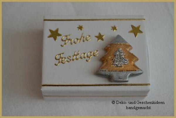 Geschenkschachterl mini "Weihnachtsbaum"   cs1971