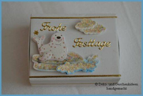 Geschenkschachterl mini "Seehund"   cs1974