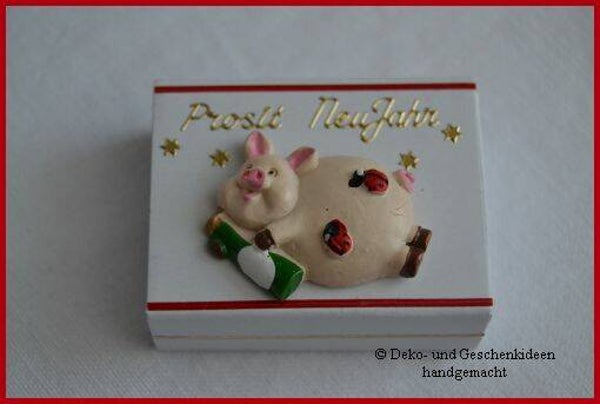 Geschenkschachterl mini "Glücksschweinderl"   cs1982