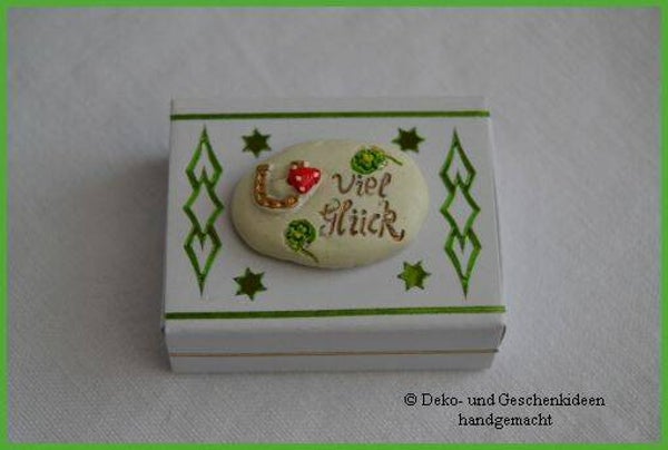 Geschenkschachterl mini "Glücksstein"   cs1983