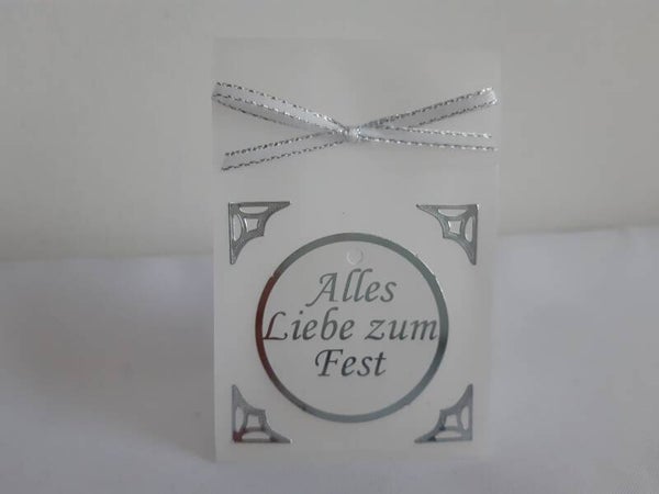 Geschenktascherl mini "Alles Liebe zum Fest"   cs2071