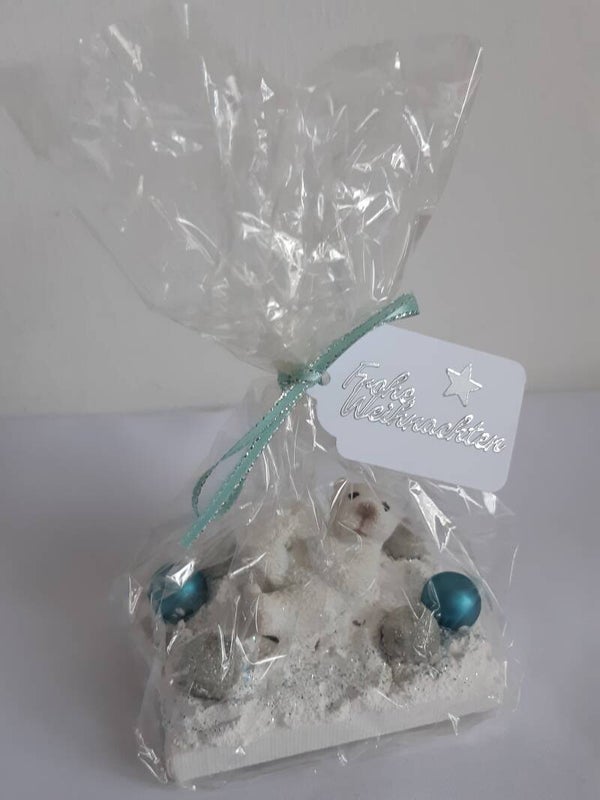 Keilrahmengeschenk "Eisbär"   cs2088