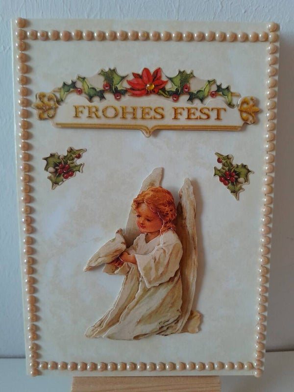 Weihnachtskarte "Engerl"   cs209