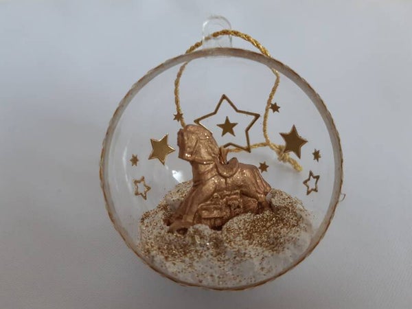 Dekohalbkugel 5 cm "Pferd"   cs2100