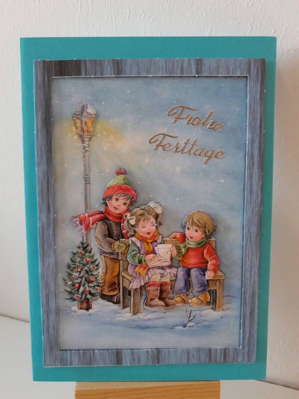 Weihnachtskarte "Kinder"   cs212