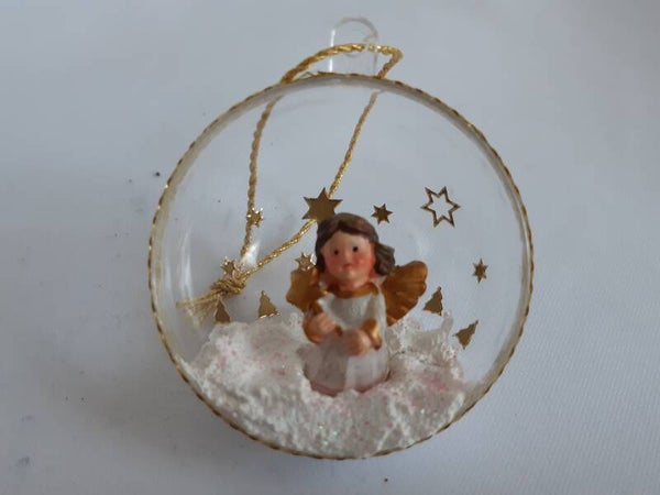 Dekohalbkugel 5 cm "Engerl"   cs2124