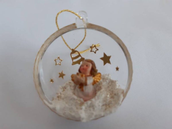 Dekohalbkugel 5 cm "Engerl"   cs2126