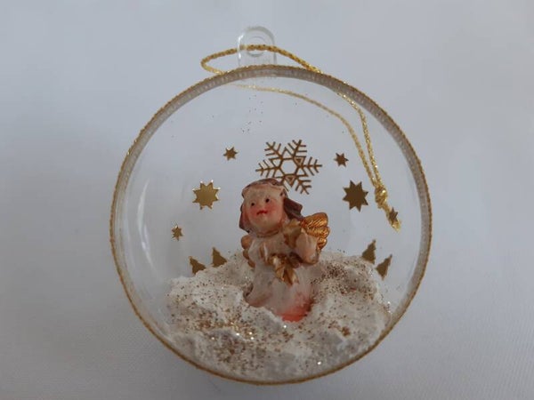 Dekohalbkugel 5 cm "Engerl"   cs2127