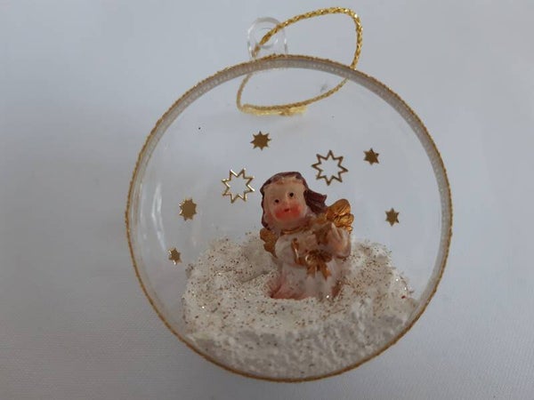 Dekohalbkugel 5 cm "Engerl"   cs2131