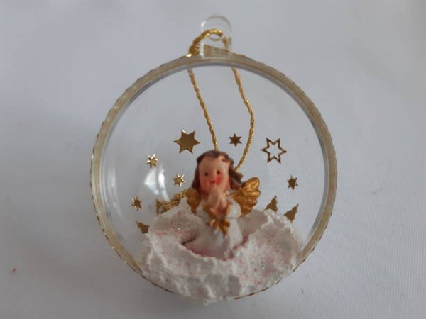 Dekohalbkugel 5 cm "Engerl"   cs2136