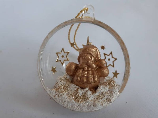 Dekohalbkugel 5cm "Weihnachtsmann"   cs2146