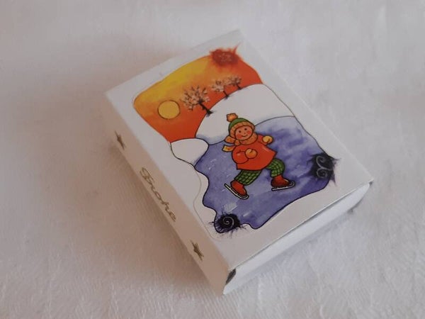 Geschenkschachterl mini "Eisläufer"   cs2235