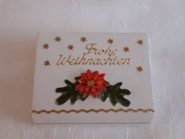 Geschenkschachterl mini "Weihnachtsstern"   cs2244