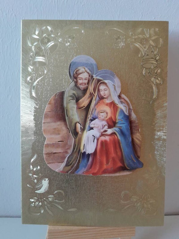 Weihnachtskarte "Heilige Familie"   cs241