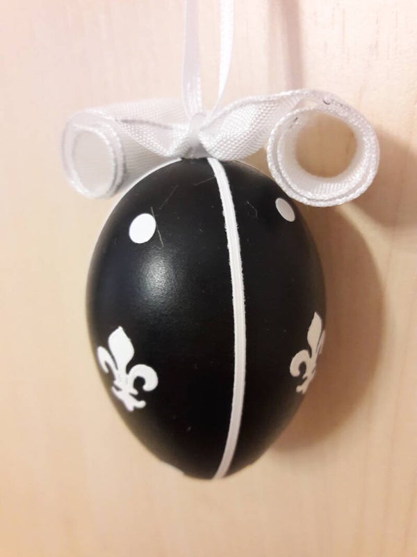 Osterei schwarz weiß  cs2420