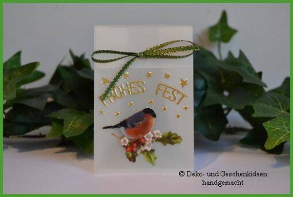 Geschenktascherl mini "Vogerl"  cs256