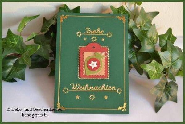 Weihnachtskarte   cs258