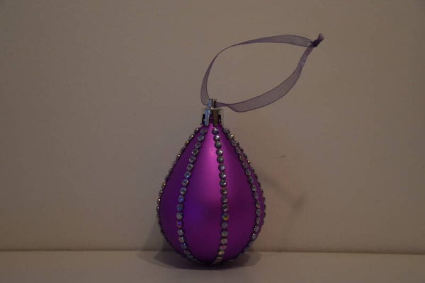 Weihnachtstropfen "violett"   cs2682