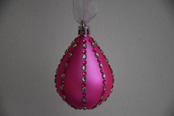 Weihnachtstropfen "rosa"   cs2685