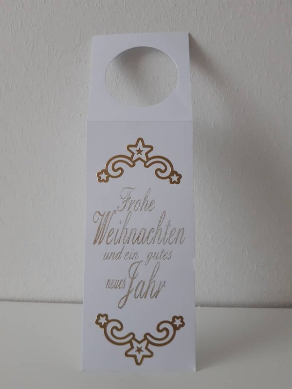 Flaschenanhänger "Schriftzug"   cs2800