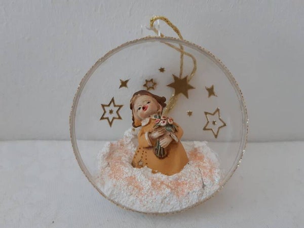 Dekohalbkugel 6 cm "Engerl"   cs2859