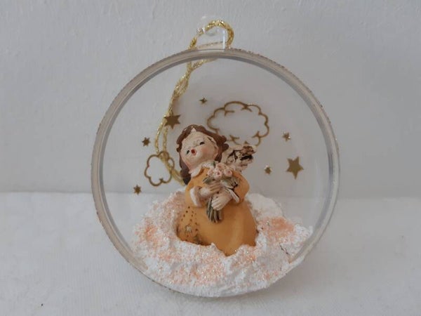 Dekohalbkugel 6 cm "Engerl"   cs2866