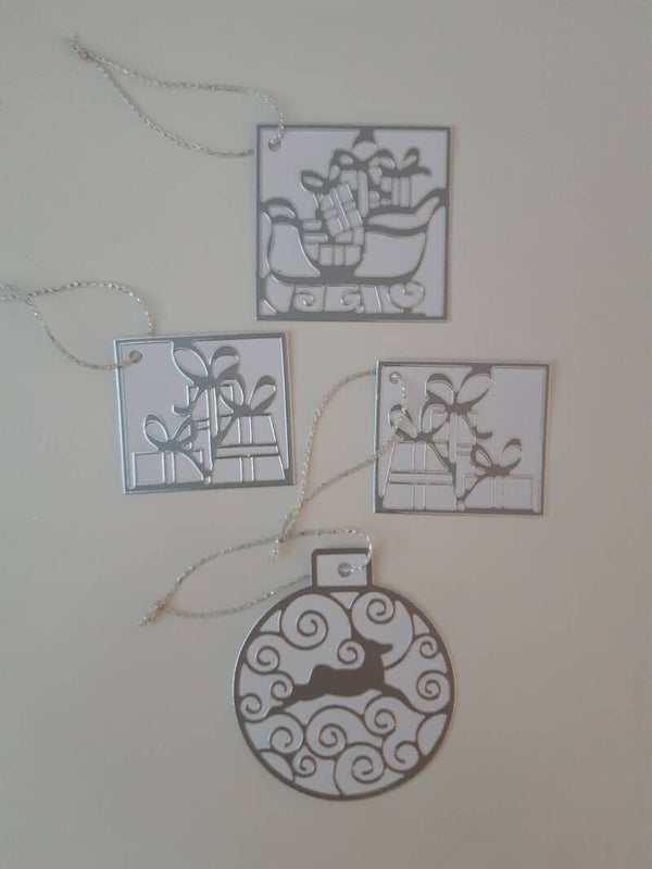 Geschenkanhänger 4er Set   cs2881