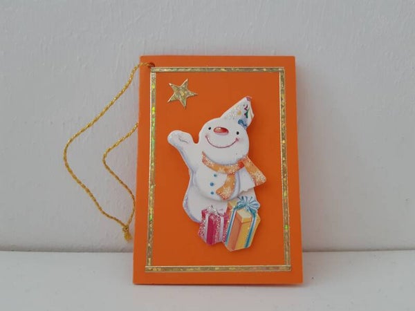 Geschenkanhänger "Schneemann"   cs2883