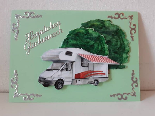 Glückwunschkarte "Camping"   cs2904