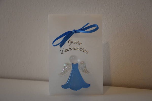 Geschenktascherl mini "Engerl blau"   cs2924