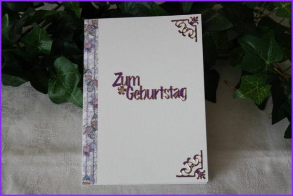 Geburtstagskarte "Zum Geburtstag"   cs302