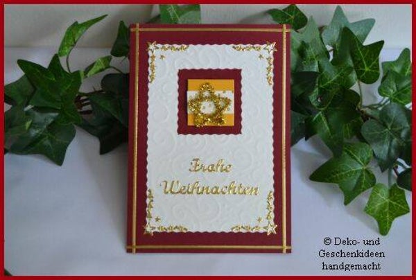 Weihnachtskarte "Stern"   cs321