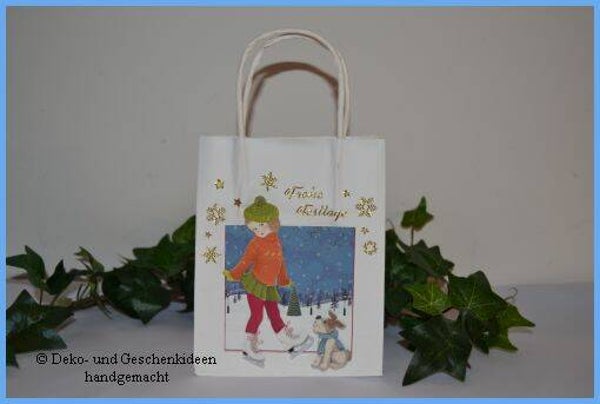 Geschenktasche "Eisläuferin"   cs339