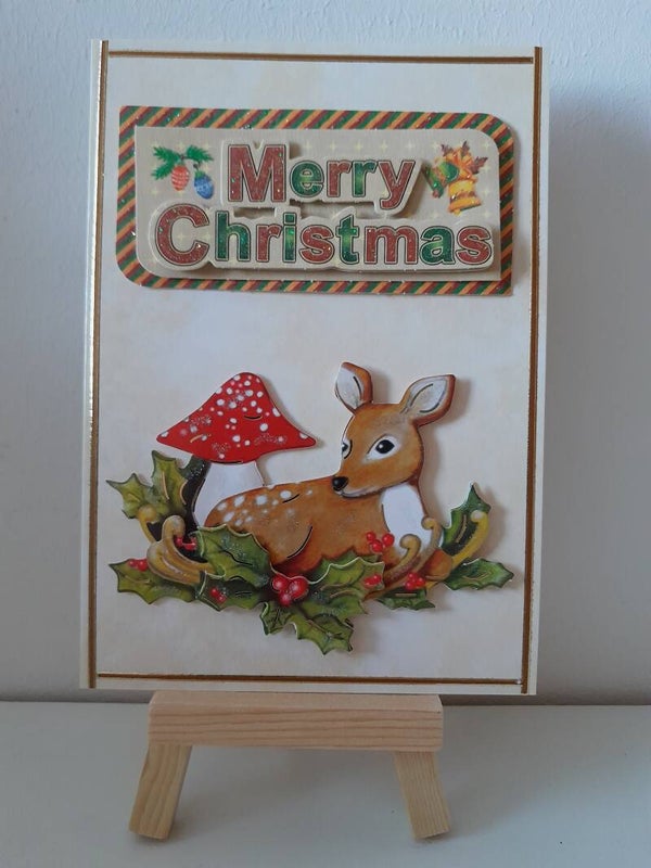 Weihnachskarte "Rehlein"   cs375